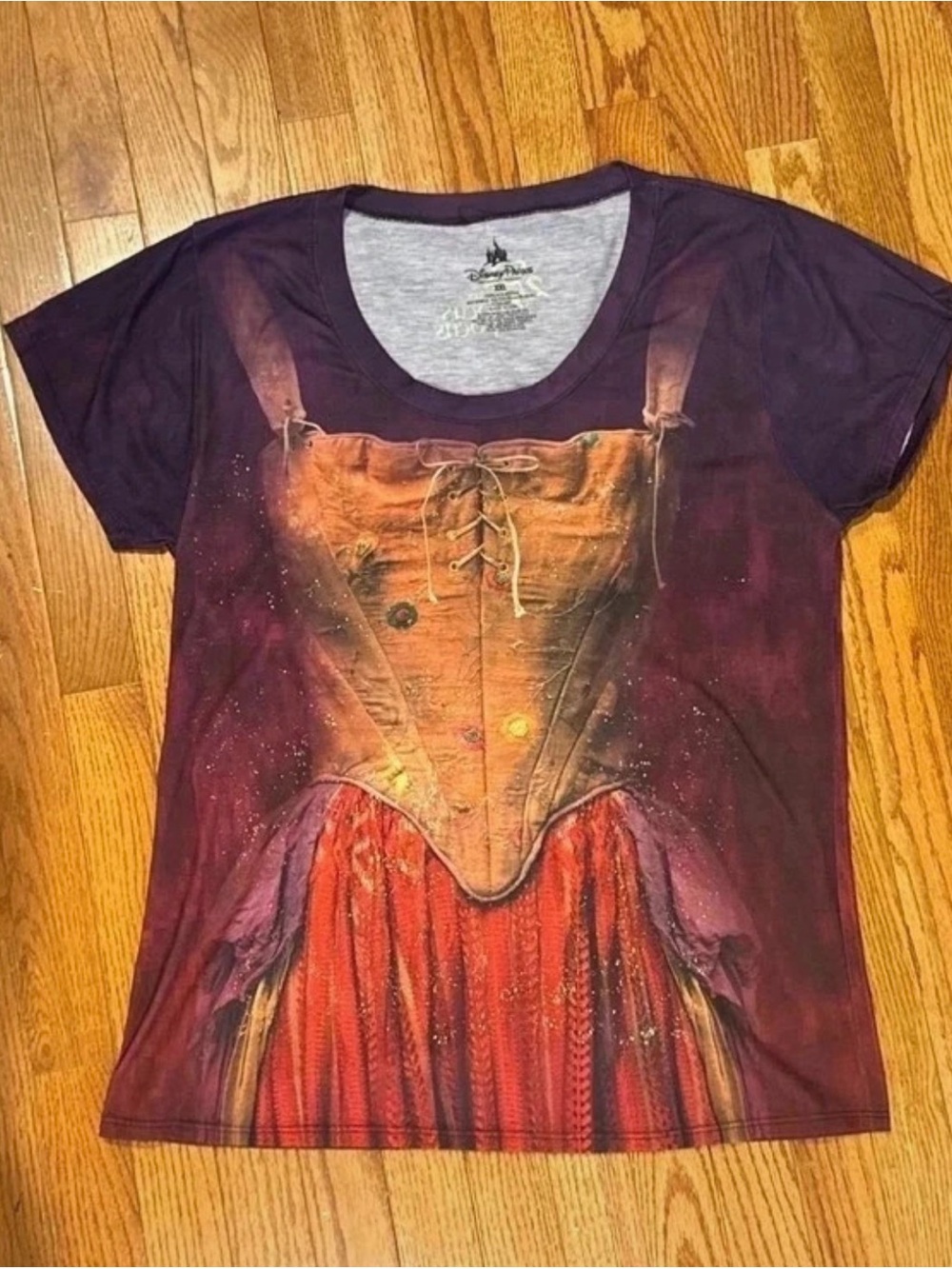 Sarah Sanderson Tee Shirt Costume Women XXL Disney Hocus Pocus